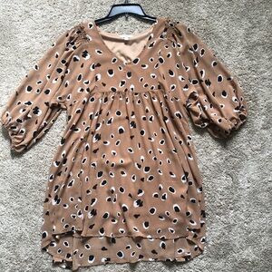 Umgee Patterned Tunic/Dress